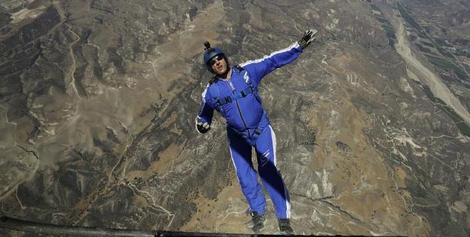 skydiving